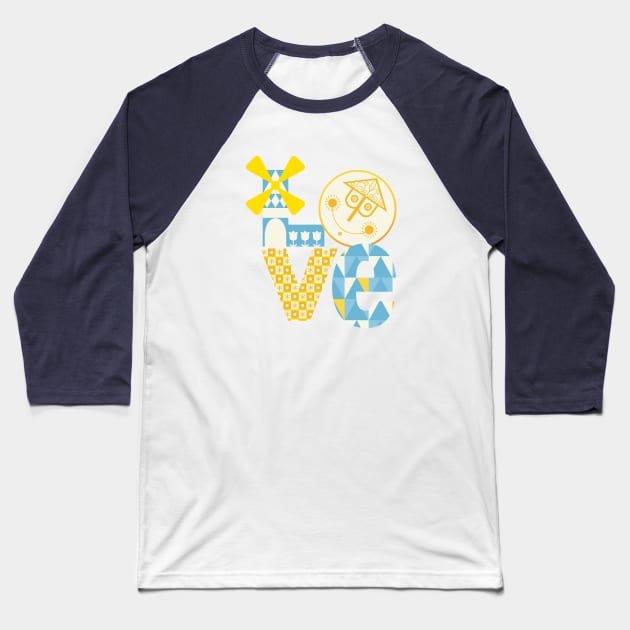 A World of LOVE - Classic Edition Baseball T-Shirt by 5571 designs